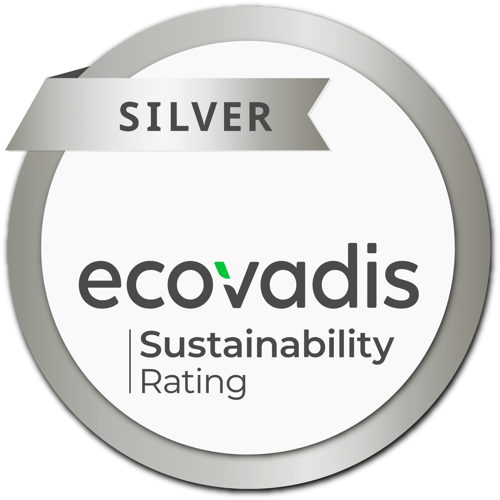 Ecovadis - silver sustainability award